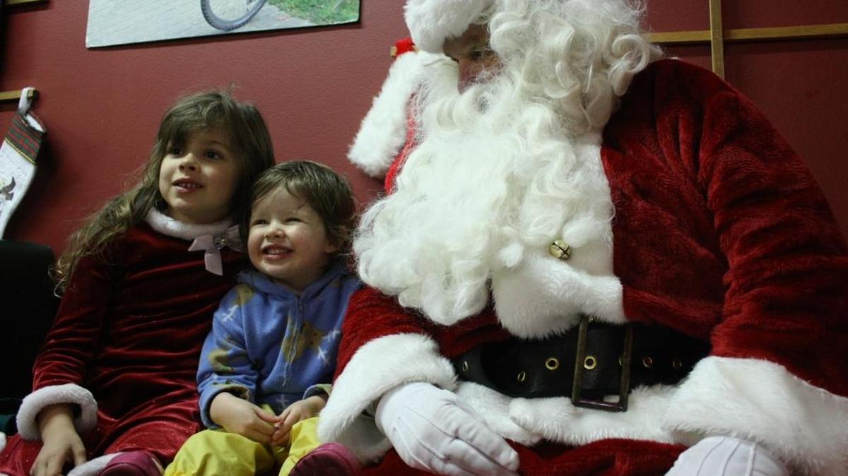 Visits with Santa are part of Blaine's Holiday Harbor Lights, Dec. 3 and 4 in downtown Blaine.