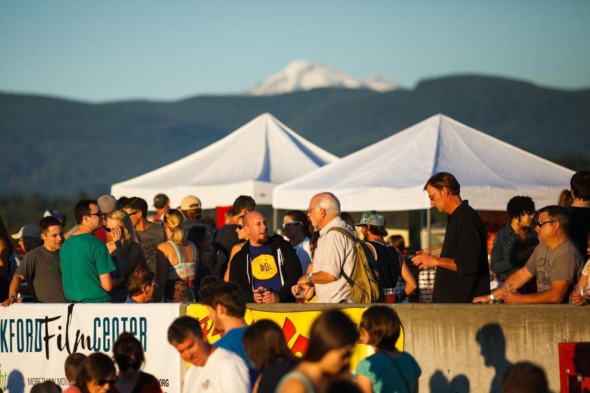 Pickford Cinema sponsors the Rooftop Cinema Series atop the Commercial Street Parking Garage.
