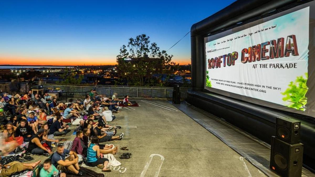 Pickford Cinema hosts the annual Rooftop Cinema Series July 22, Aug. 5 and 19 atop the Commercial Street Parking Garage.