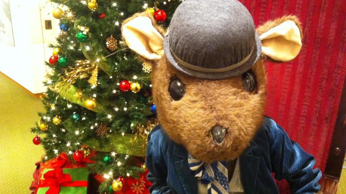 Visit with Wally the Museum Mouse from 12:30 p.m. to 2:30 p.m. Saturdays Dec. 2 and Dec. 9 as part of Deck the Old City Hall. Admission is by donation.