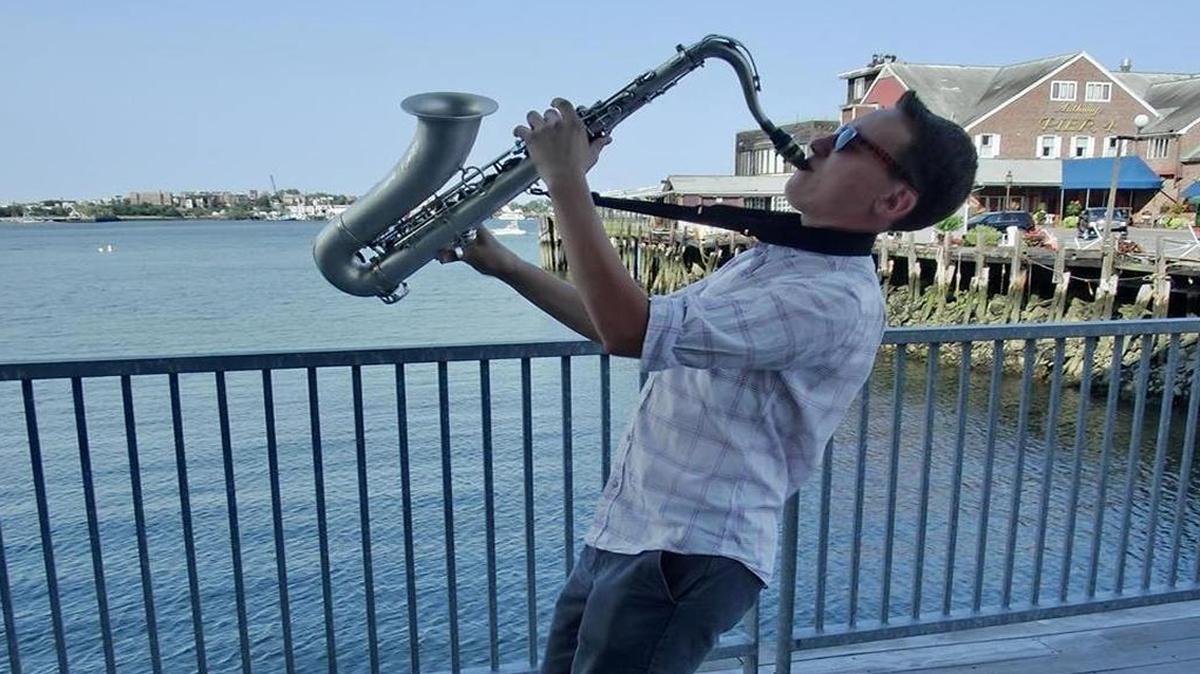 
Thomas Harris and his band play for a dance Sept. 5 at Presence Studio.
