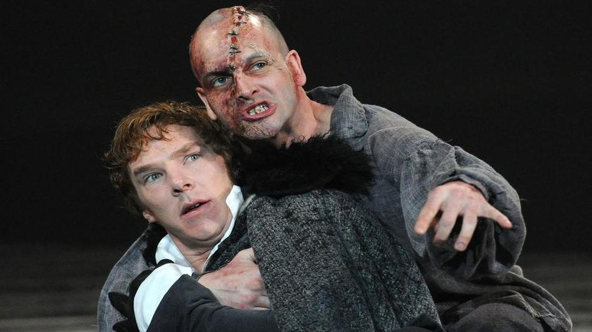 
 Benedict Cumberbatch and Jonny Lee Miller alternate the roles of Victor Frankenstein and the Creature in The National Theatre’s production of “Frankenstein,” to be shown Oct. 27 at Pickford Film Center.
