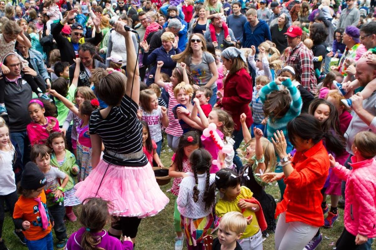 Kiddie rockers The Not-Its! perform music for kids and parents, one of the hundreds of shows at the 2017 Northwest Folklife Festival Friday through Monday at Seattle Center.