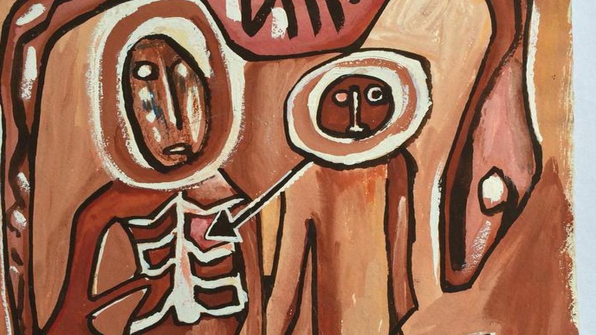 
“Eskimo Adam and Eve” is one of the works exhibited in “Helmi’s World: Symbol, Myth, Fantasy” at Whatcom Museum’s Lightcatcher June 27-Oct. 11.
