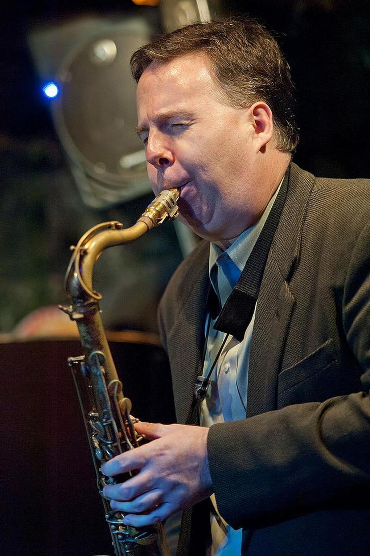 Harry Allen performs with Cory Weeds April 2 at the Sudden Valley Dance Barn.
