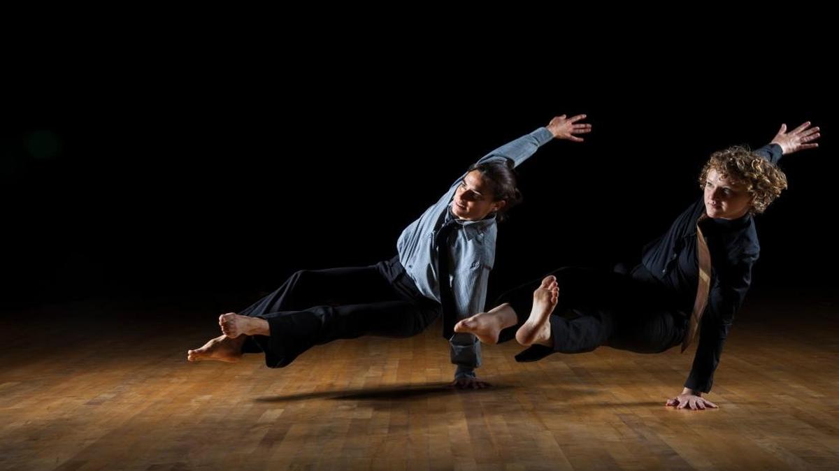 Alona Christman and Alethea Alexander performed in “12 Minutes Max” in 2015 at Firehouse Performing Arts Center.