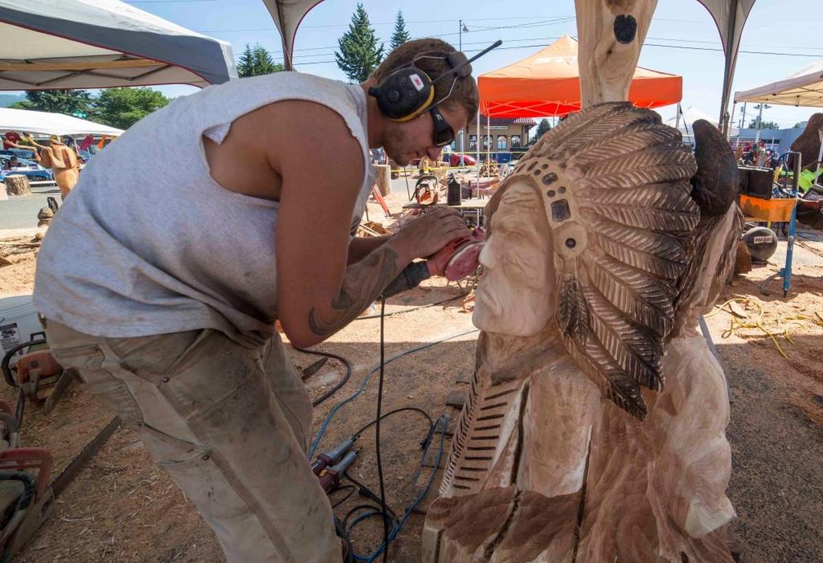 The 2017 Loggerodeo takes place Tuesday in Sedro-Woolley, with dozens of chainsaw carvers competing.