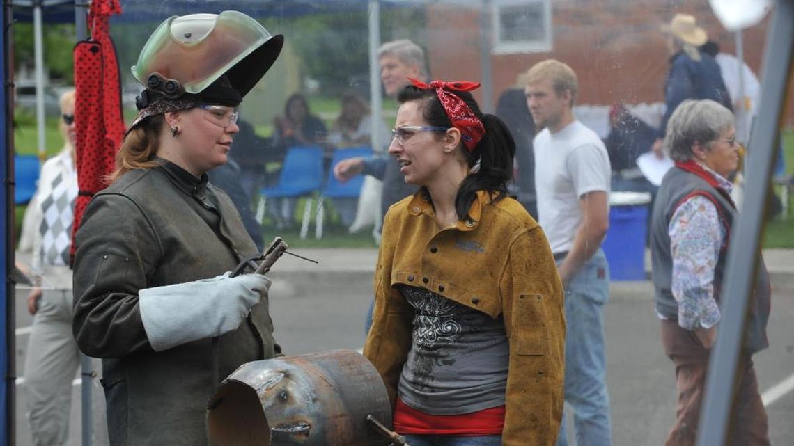 Welding Rodeo, GEMS Fair, telescopes and birding