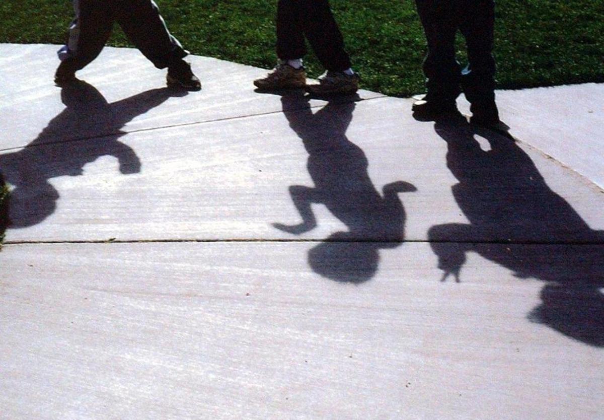 The Children’s Art Walk in 2003 featured “Shadow Creatures” by Jaeden Garrett, then a third-grader at Happy Valley Elementary.