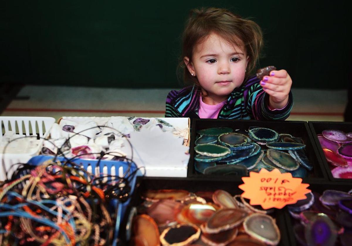 Rocks, gems, fine jewelery and fossils from around the world will be featured at the Mt. Baker Rock and Gem Club’s 56th annual show and sale from 10 a.m. to 6 p.m. Saturday and from 10 a.m. to 5 p.m. Sunday at the Bloedel Donovan Community Center.