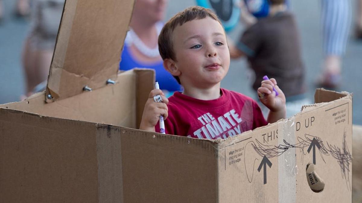 Kids play at the Play Lab in July 2014, during a Downtown Sounds summer program.