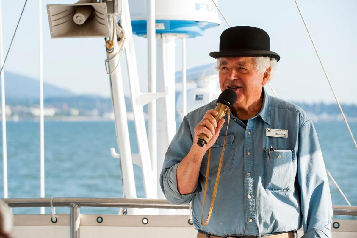 Bellingham historian Brian Griffin is one of the tour guides aboard the 100-foot Victoria Star tour boat in Whatcom Museum’s summer history cruises along Bellingham Bay, which start this Tuesday and continue each Tuesday through Aug. 29.