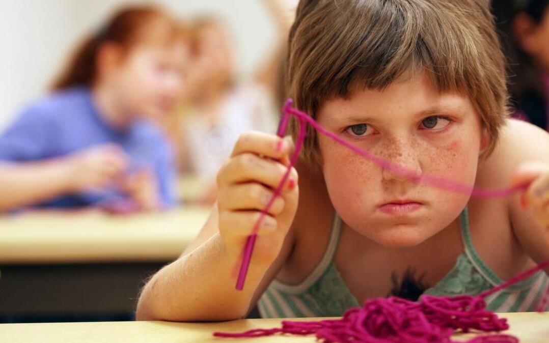 
Taylor Howard, then 8, concentrates on her work in a Pioneer Crafts class at Whatcom Community College in 2009. 
