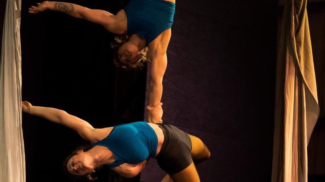 Learn how to build a snow fort, watch a circus guild aerial show