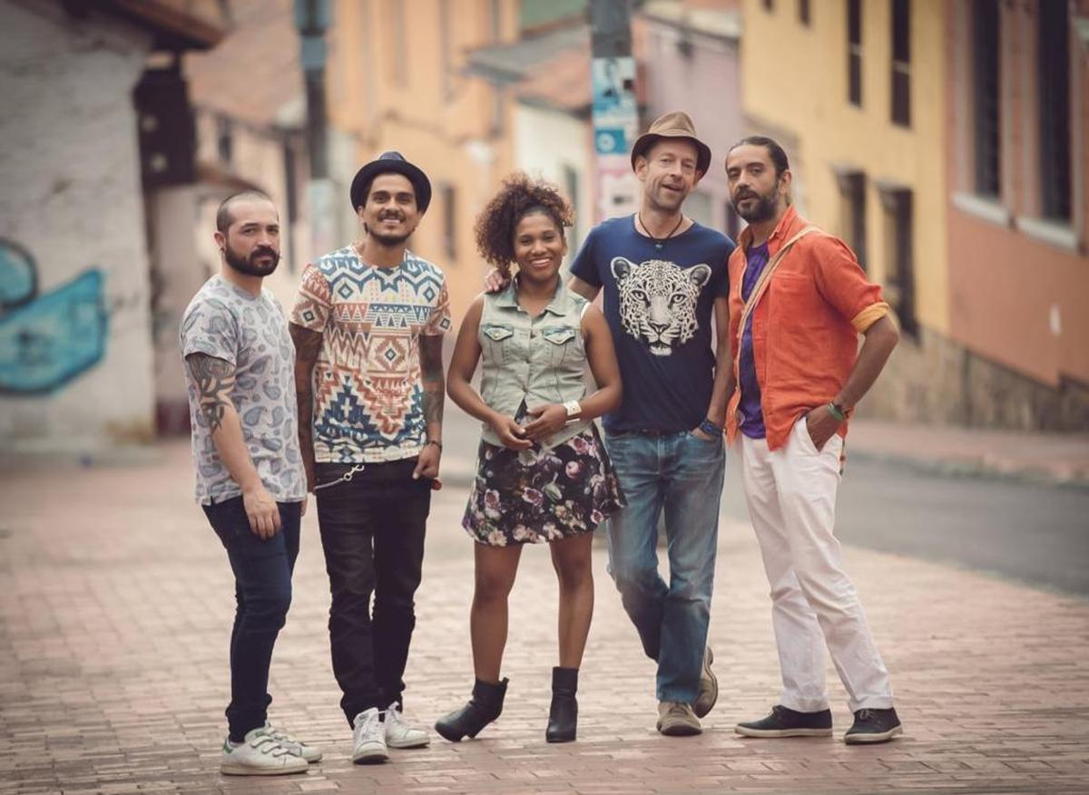 Bogotá’s Sidestepper is among the dozens of bands from around the world performing Thursday through Sunday at the Vancouver Folk Music Festival at Jericho Beach Park.