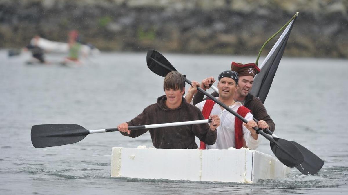 Participants in the George Raft Race are shown during Drayton Harbor Days in 2010 in Blaine.