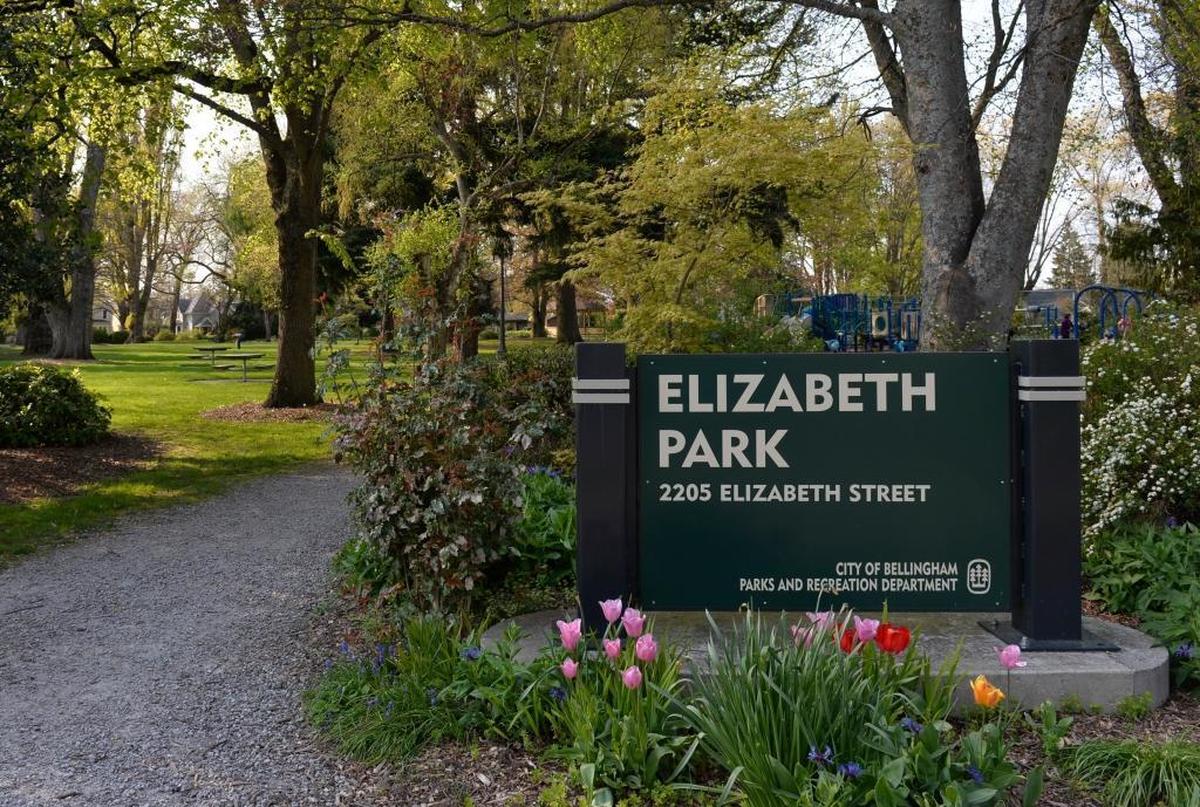The entrance to Elizabeth Park in Bellingham in 2015.