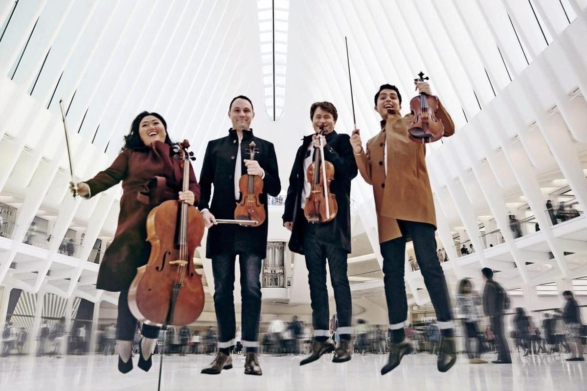The Calidore String Quartet, which features Bellingham’s Jeremy Berry on viola, performs the first two nights of the Bellingham Festival of Music at Western Washington University.