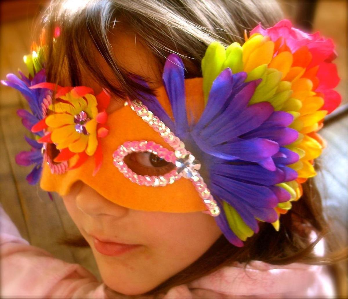Kids can decorate Mardi Gras masks with lots of fun stuff from 2 to 4:30 p.m. Thursday at Fairhaven Toy Garden.