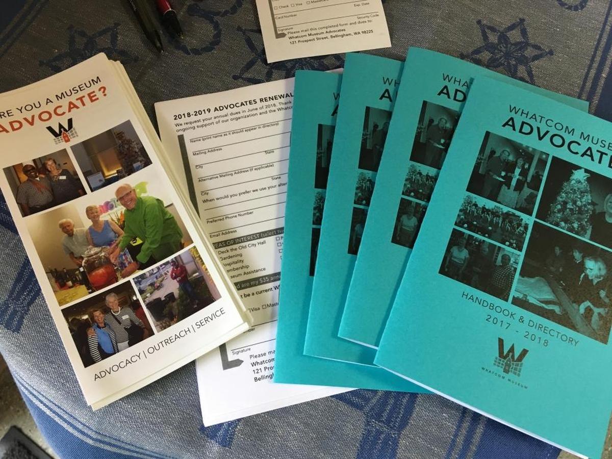 The Whatcom Museum Advocates provide volunteer service and fundraising in support of Museum programs and exhibitions.