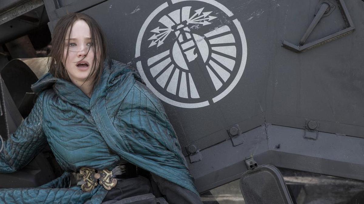 Jennifer Lawrence stars as Katniss Everdeen in “The Hunger Games: Mockingjay — Part 2.”