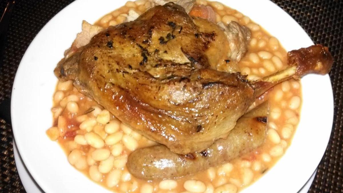 Cassoulet Duck Confit at Eat Restaurant and Bar in Bellingham