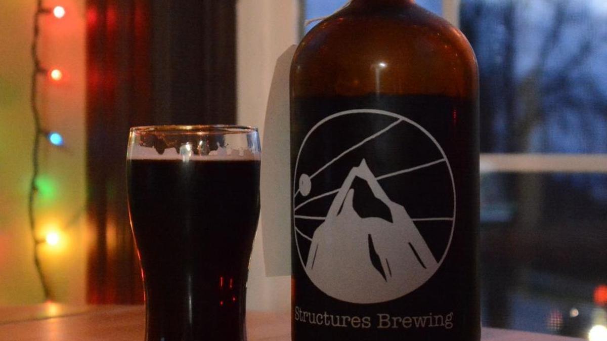 A black saison from Structures Brewing.
