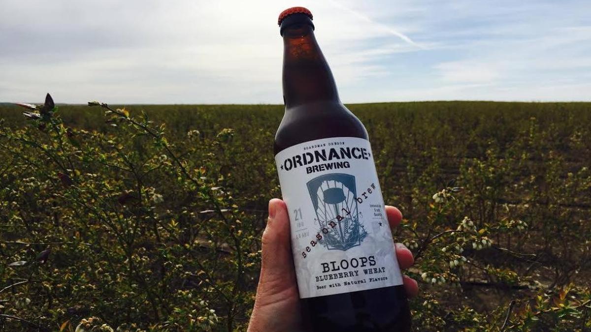 Oregon’s Ordnance Bloops Blueberry Wheat is one of the featured brews at the brewers’ night from from 6 to 9 p.m. Tuesday, Jan. 10, at The Green Frog, 1015 N. State St.