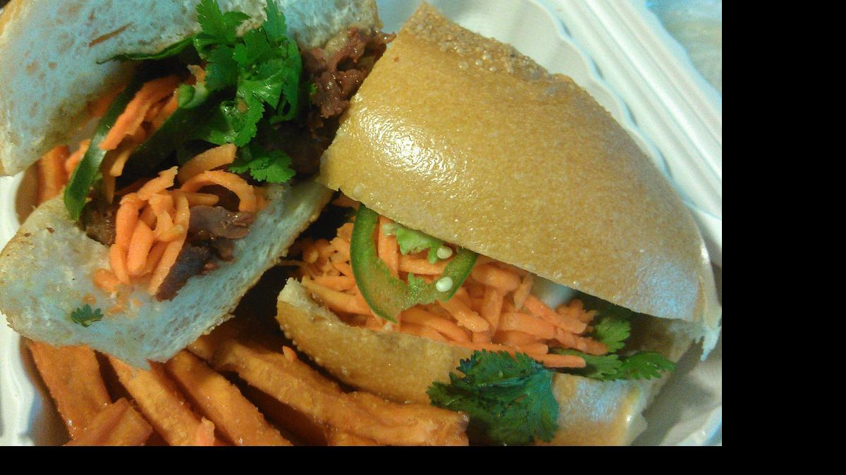 Beef bánh mì from Soy House in Bellingham.
