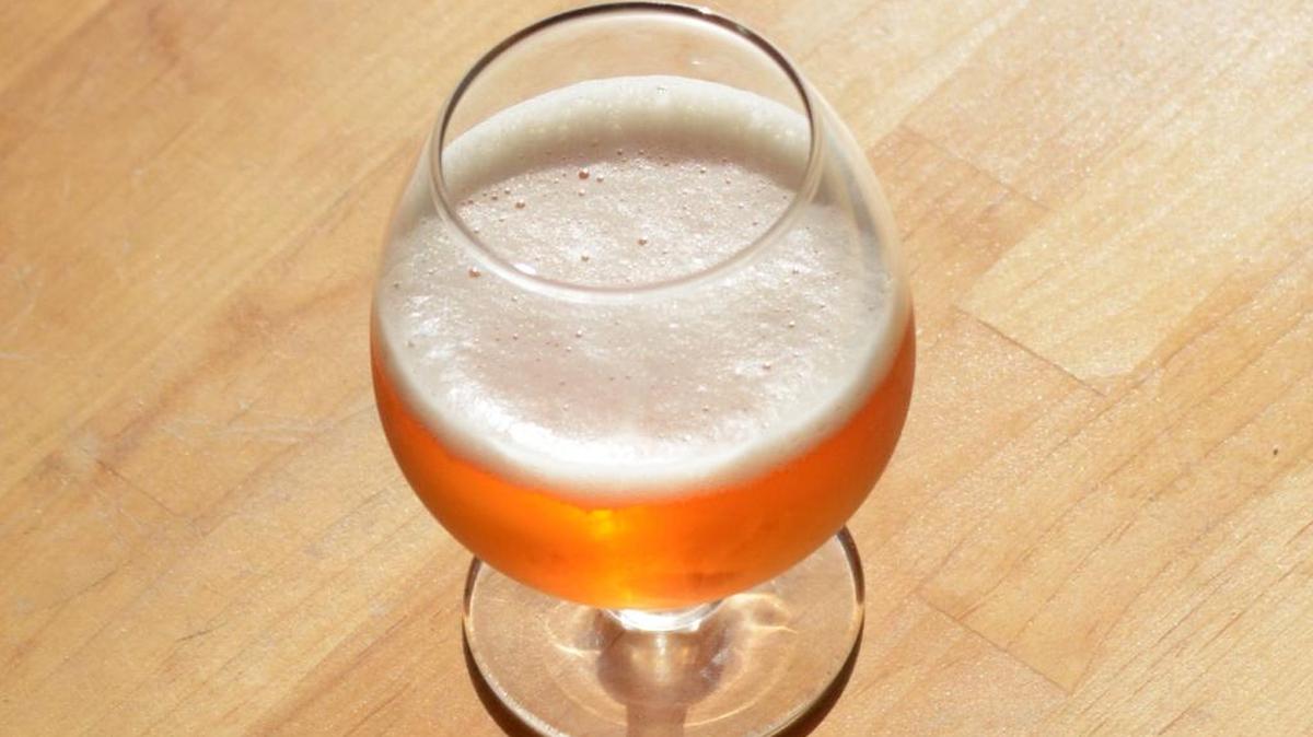 Grange, a spiced farmhouse ale from Blaine’s new brewery, Atwood Ales.