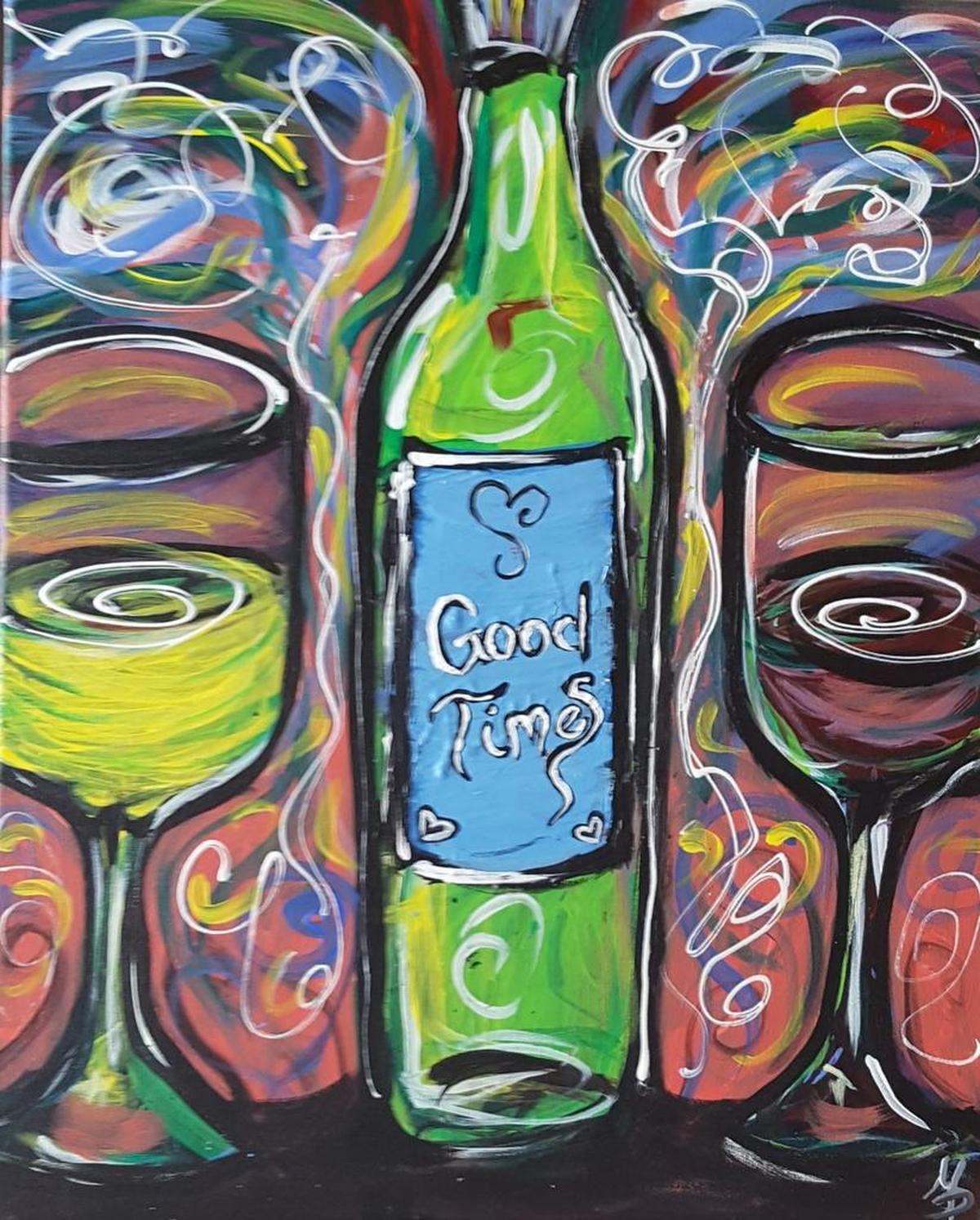 Stoneycreek Glassware, 4833 Guide Meridian, hosts a paint night from 6:30 to 8:30 p.m. Saturday, when participants can paint a wine bottle masterpiece.