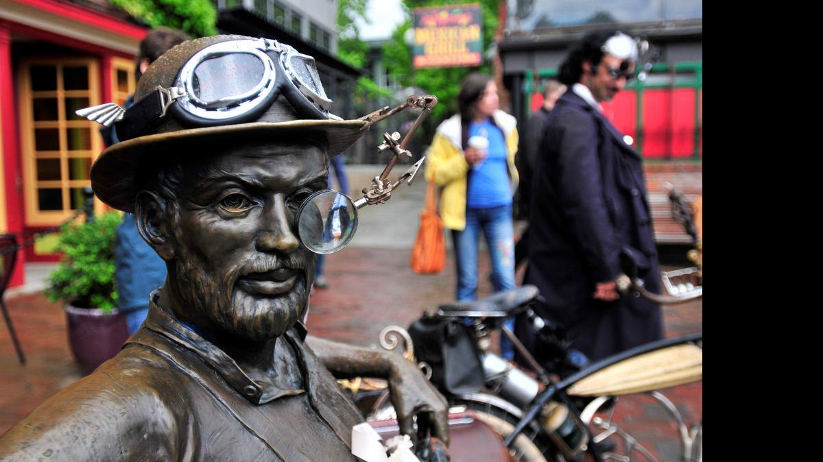 The Fairhaven Steampunk Festival at Fairhaven Village Green takes place July 25, 2015.
