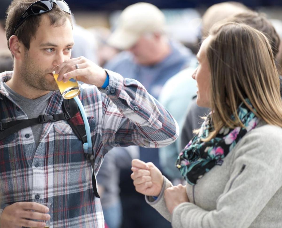 Hundreds sampled beer during April Brews Day, a fundraiser for the Max Higbee Center, in 2014, at the Depot Market Square in Bellingham.