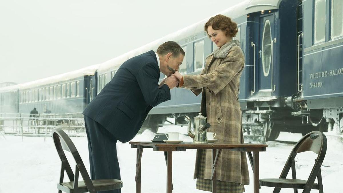 Kenneth Branagh plays mustachioed Belgian private detective Hercule Poirot and Daisy Ridley portrays a governess in this latest remake of murder writer Agatha Christie’s popular “Murder on the Orient Express.”