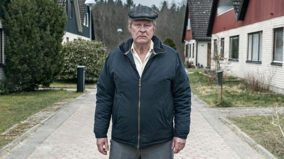 Rolf Lassgård plays an angry, suicidal widower in the Swedish film “A Man Called Ove."