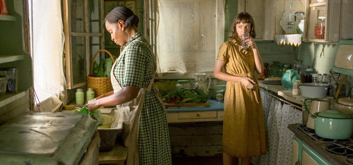 Mary J. Blige, left, and Carey Mulligan in “Mudbound.”