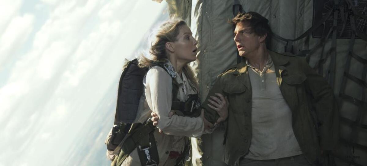 Annabelle Wallis and Tom Cruise star in “The Mummy.”