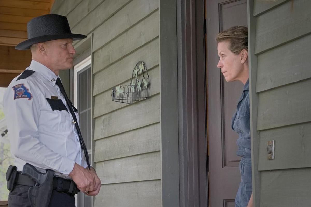 Woody Harrelson and Frances McDormand in “Three Billboards Outside Ebbing, Missouri.”