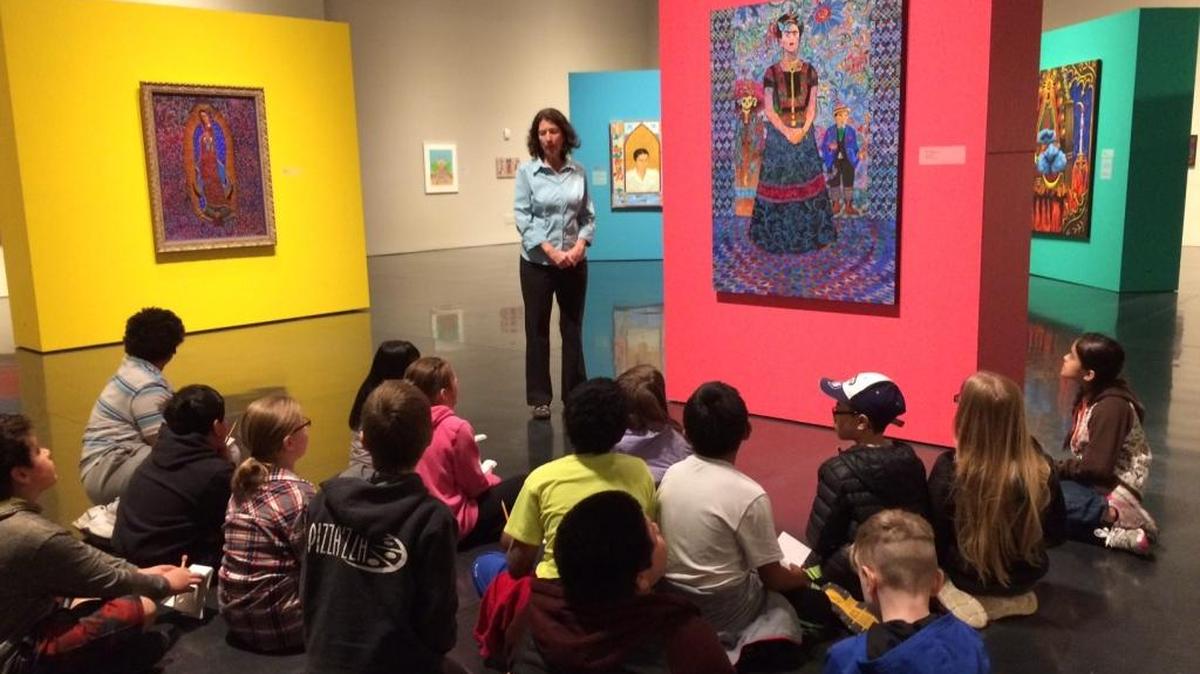 Mary Jo Maute, newly retired education and program coordinator at the Whatcom Museum, led thousands of Whatcom County school children through exhibition tours as part of the Museum’s ArtFUNdamentals program.