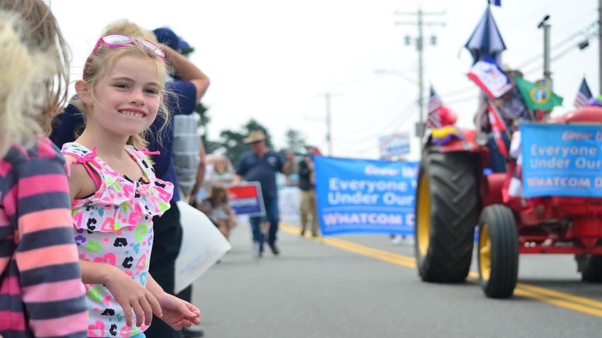 
Emerson Hammer, then 6, watches the parade at the 2013 Birch Bay Discovery Days. The 2015 parade begins at noon Aug. 29.

