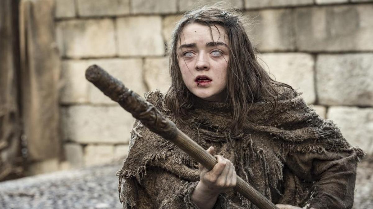 Maisie Williams plays Arya Stark in the popular HBO series “Game of Thrones.”