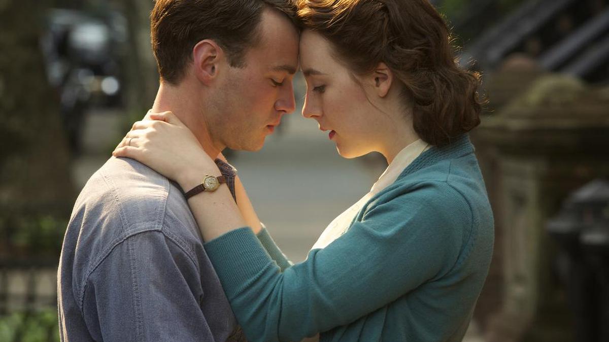 Emory Cohen and Saoirse Ronan star in “Brooklyn.”