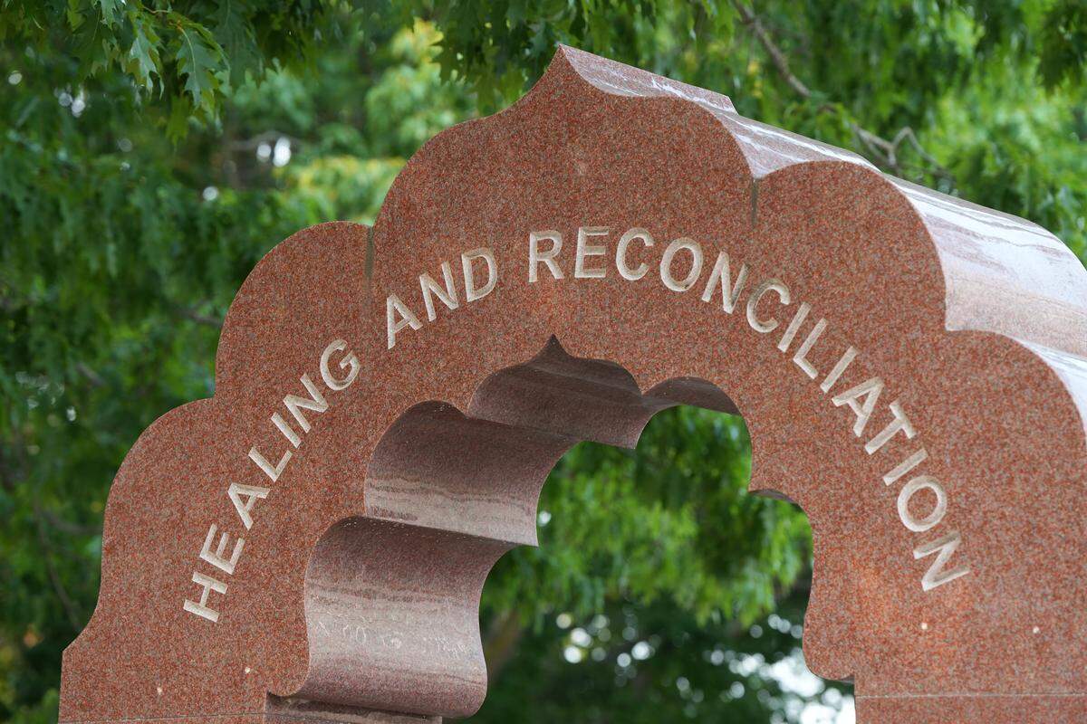 The Arch of Healing and Reconciliation in Bellingham.