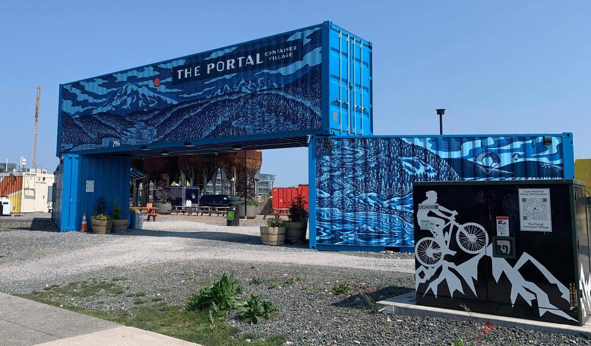 The Portal at the Container Village, also known as Trackside.