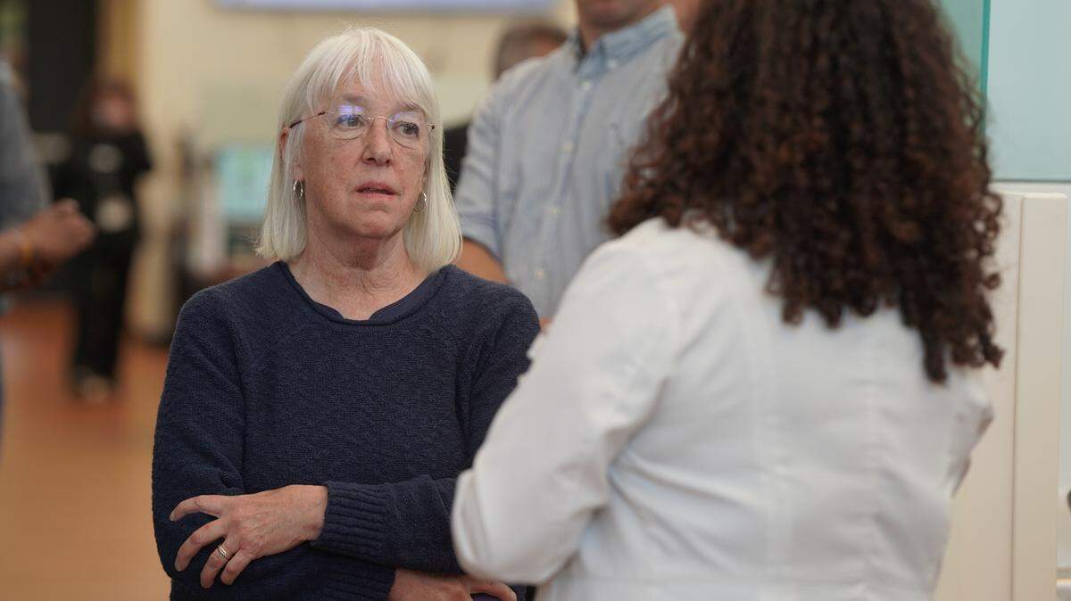 Senator Patty Murray gets a Lummi Nation Health Center tour on July 16, 2024.