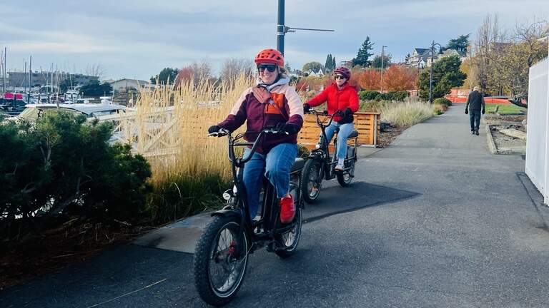 Can you ride an e-bike on the trails in Bellingham? It depends