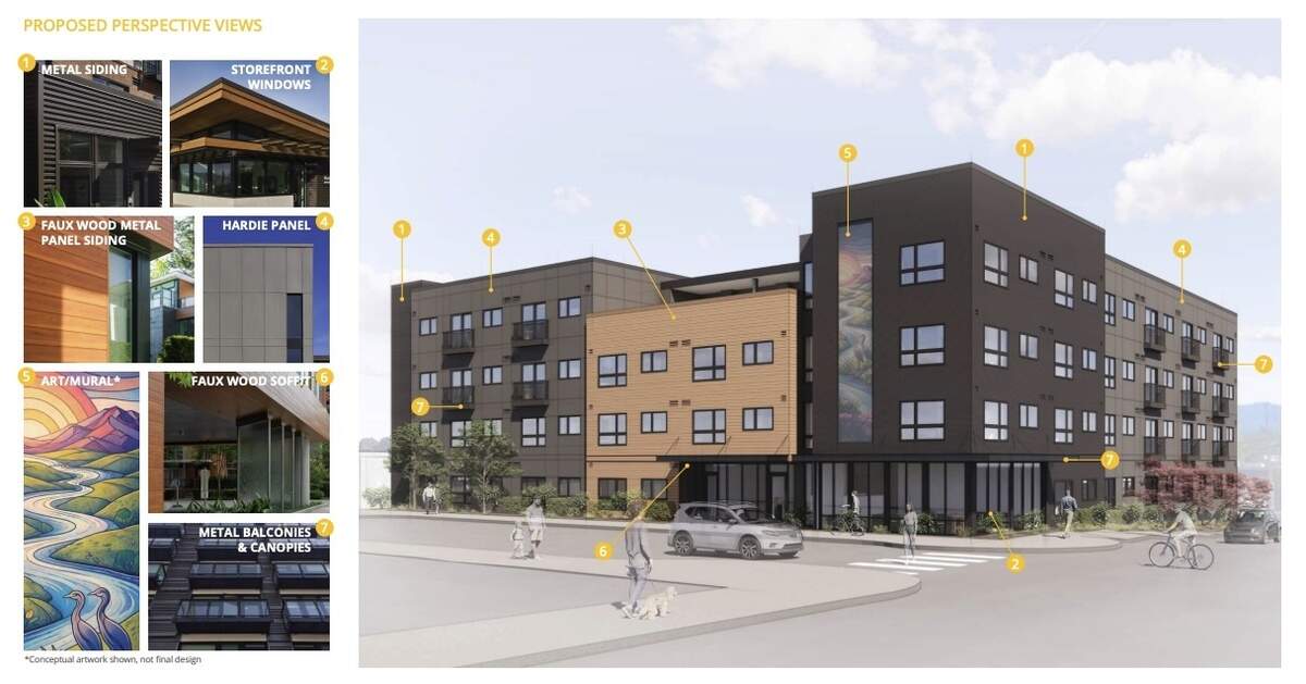 See design for 64-unit Bellingham affordable housing project ...