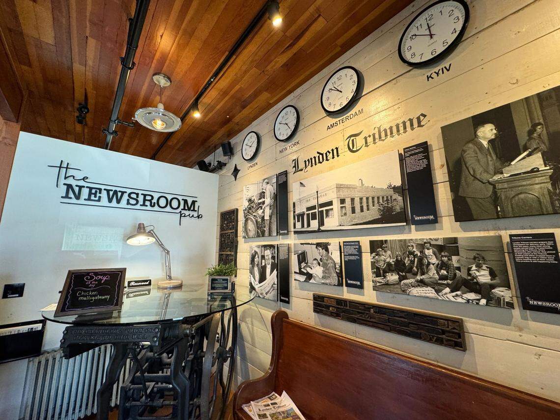 The Newsroom Pub on Thursday, May 2, 2024 at 608 Front St. in Lynden, Wash.