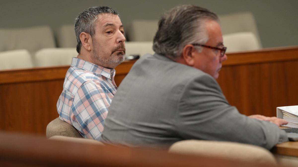 Joel Berck Young appeared in court with one of his defense attorneys Starck Follis, Director of the Whatcom County Public Defender’s Office, on September 11, 2024, for the first day of his jury trial after he is accused of shooting and attempting to kill two Whatcom County Sheriff’s deputies in 2022.