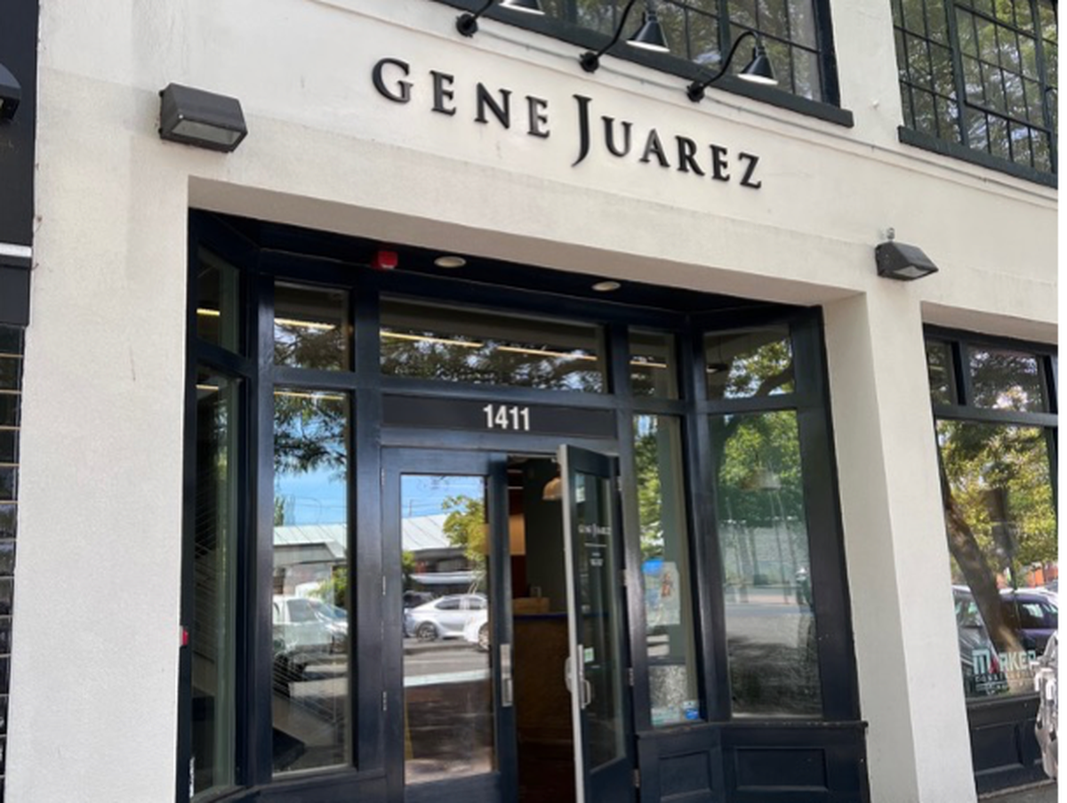 The new Gene Juarez Salons and Spas at 1411 Railroad Avenue in Bellingham, Wash.